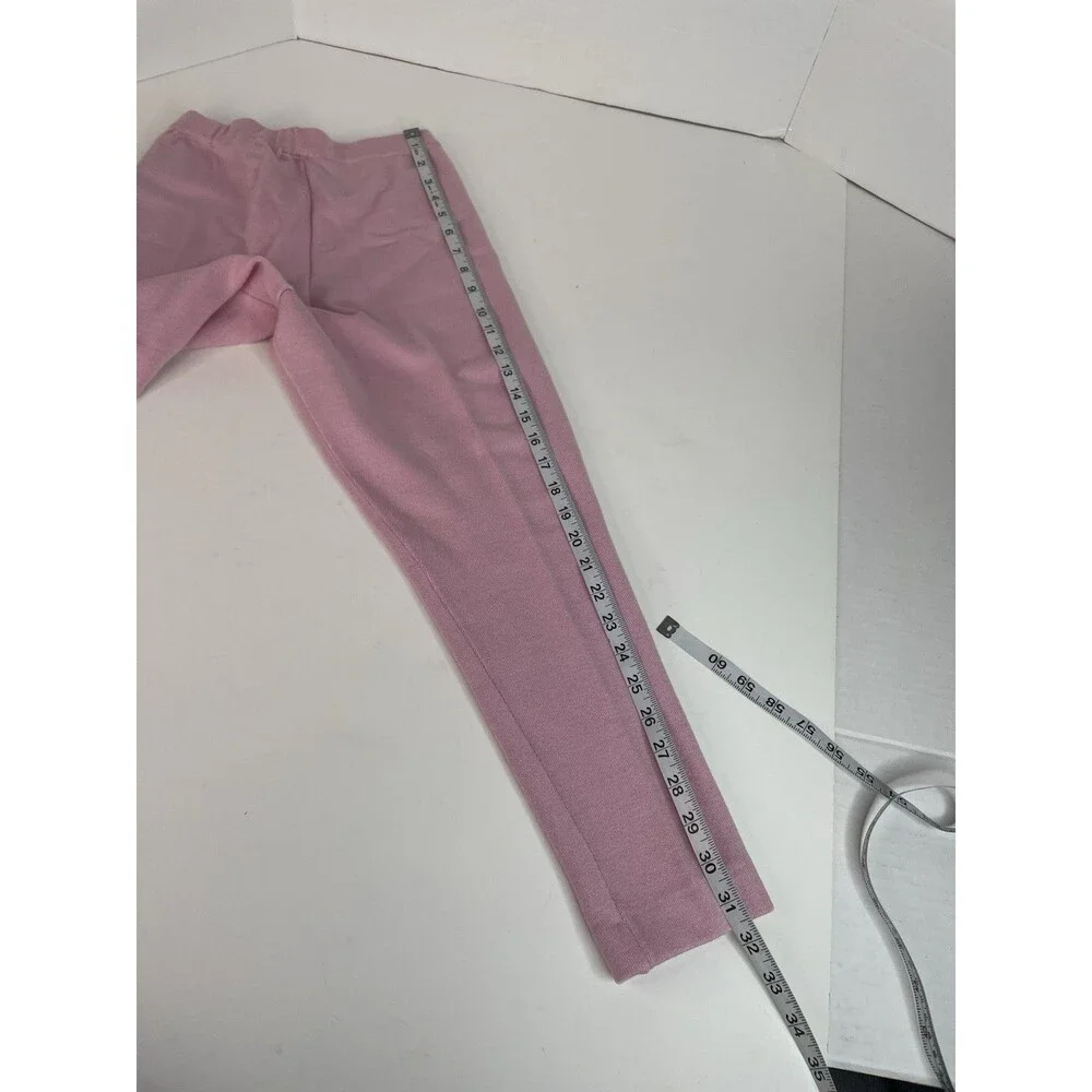Vintage Adrienne Vittadini Sweat Pants, Medium, Pink, Designer, Lambswool